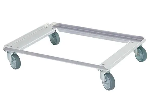 Aluminium Onderwagen Euronormbakken 250kg 800x600mm Open Frame