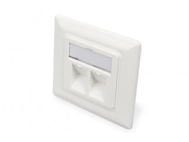 Plaque frontale Keystone Jacks 2x RJ45 3x RJ45 protection poussière