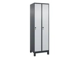 locker voor scheiding van kleding,HxBxD 1950x600x500mm,2vak
