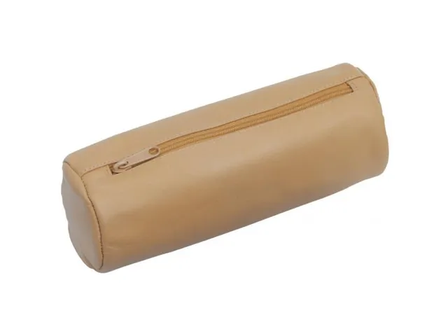 Pennenetui Alassio, XXL, echt leer naturel kleur