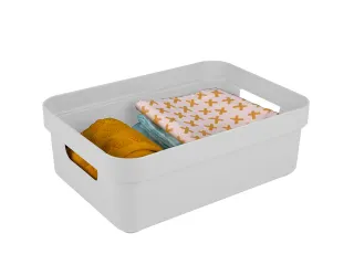 Sigma Home opbergbox 9L wit - 35x24,6x12,2cm - 4
