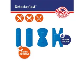 Detectaplast 8142U pleister waterafstotend blauw assorti 100 Stuks - 2