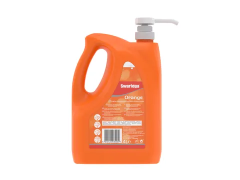 Handreiniger SCJ Swarfega Orange 4 liter met pomp