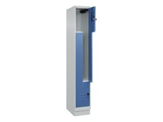 Z-garderobekast,HxBxD 1950x300x500mm,vak B 150/300mm,draaigrendel - 2