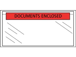 Paklijstenvelop Quantore Zelfklevend 225x115mm Documents Enclosed