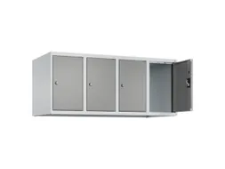 opzetkast,v. locker,4vak.,vak B 300mm,HxBxD 500x1200x500mm