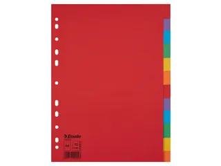 Tabblad Esselte A4 11-Gaats Karton 12-Delig Zonder Voorblad - 7