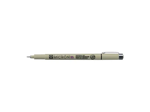 Fineliner Sakura pigma micron 05 zwart 0.45mm
