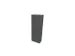 armoire de bureau,HxlxP 2225x800x445mm,MS-gris foncé