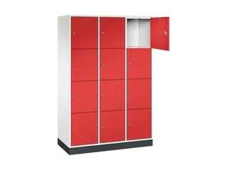 grootvolume-lockersysteem,HxBxD 1950x1220x500mm,3x4vakken,cil.-slot - 1