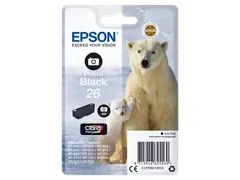 Singlepack Photo Black 26 Claria Premium Ink