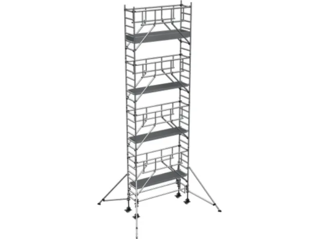 échafaudage roulant,H de travail 9,25m,échafaudage H 8,5m