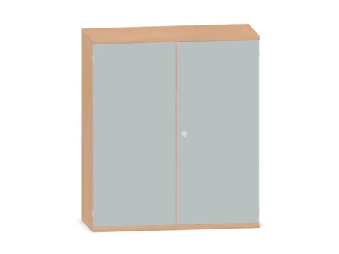 Kantoorkast 1150x1000x430mm Romp Beuken Decor Front Lichtgrijs