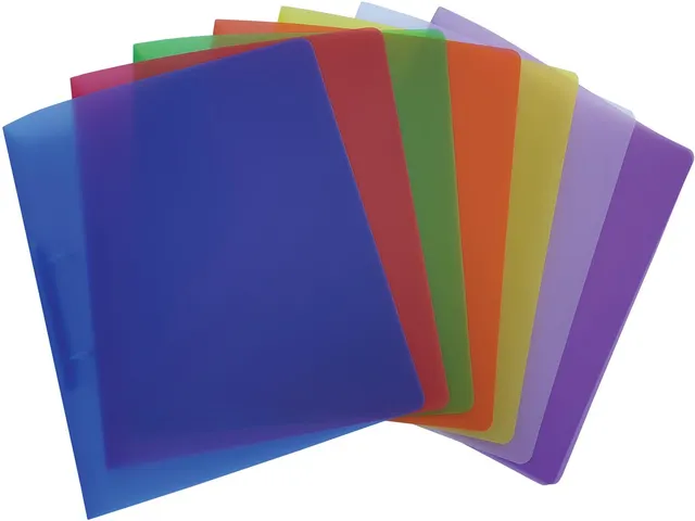 ringmap voor A4 PP 2 ringen van 25 mm assorti