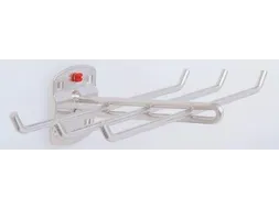 gereedschapshouder,v. perfoplaat,6-voudig,LxB 140x240mm,RAL7016