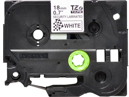 Labeltape Brother P-touch TZe-SE4 18mm wit