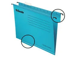 Hangmap Pendaflex Verticaal A4 V-bodem blauw
