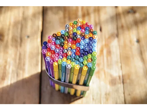 Viltstift STABILO Pen 68 Arty medium assorti blik à 66 stuks