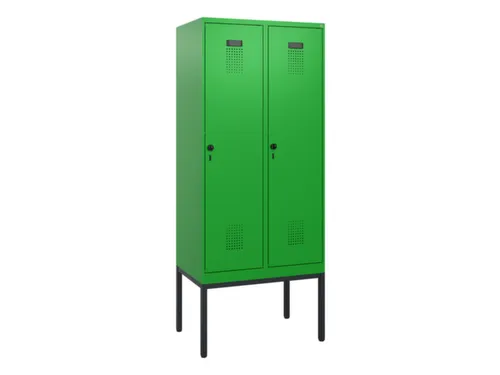 schoollocker,HxBxD 1950x800x500mm,2vak,vak B 400mm,draaigrendel