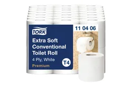 Toiletpapier Tork T4 Premium 4-laags 150 vel wit 110406