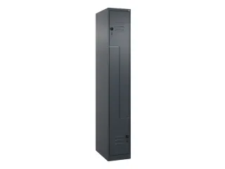 Z-garderobekast,HxBxD 1850x300x500mm,vak B 150/300mm,draaigrendel - 1