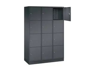 grootvolume-lockersysteem,HxBxD 1950x1220x500mm,3x4vakken,cil.-slot - 1
