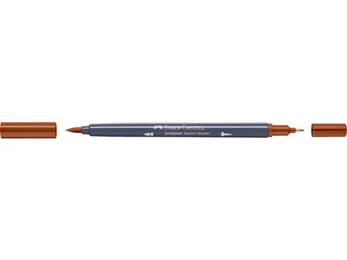 Sketchmarker Faber-Castell Goldfaber 383 light burnt siena op alcoholb