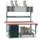 kastsysteem,v. paktafel,HxBxD 585x1760x330mm,7beugels,4legborden