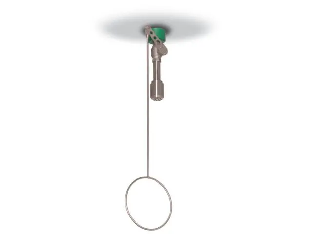 Nooddouche Plafondmontage Schroefdraad 3/4 Buiten Rvs/messing