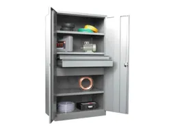Materiaalkast Staal 1950x1040x630mm Zonder Scheidingswand 3legborden