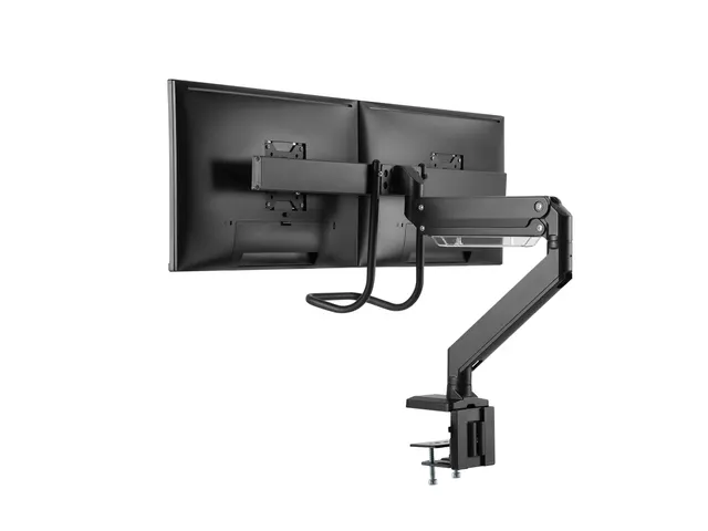 Newstar Monitorarm 2 Schermen Zwart Met Hendel D775dxblack