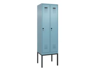 locker,HxBxD 2120x600x500mm,2vak,vak B 300mm,draaigrendel - 2