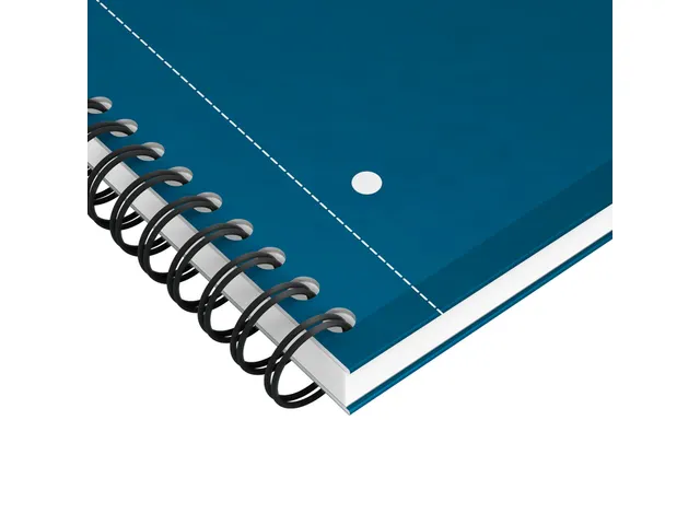 Spiraalblok Oxford International Notebook A4+ lijn Petrol Blauw