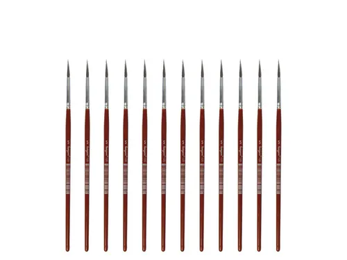 Penseel Kangaro Serie 120 rond Nr. 5 geitenhaar doos 12 stuks