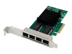 4-poorts Gigabit Ethernet-netwerkkaart RJ45 PCI Express Intel I350
