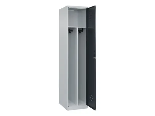 locker voor scheiding van kleding,HxBxD 1850x400x500mm,1vak