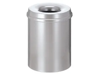 Vlamdovende Papierbak 15 Liter Zilver - 1