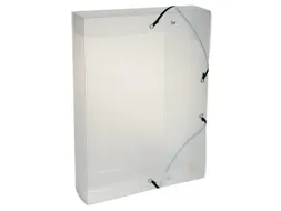 Klasseerdoos CRYSTAL PP rug 60mm transp.