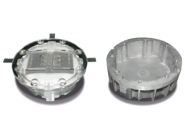 plots de route solaires HxØ 60x126mm polycarbonate/boîtier en alu