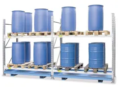 Stelling Opvangbak 2680x1300x380mm V. Vatenopslag Rooster Verzinkt