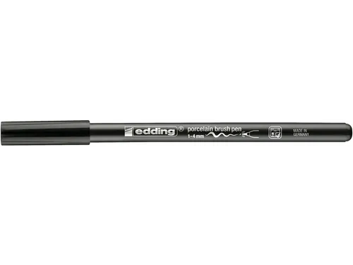 Brushpen edding 4200 porselein zwart