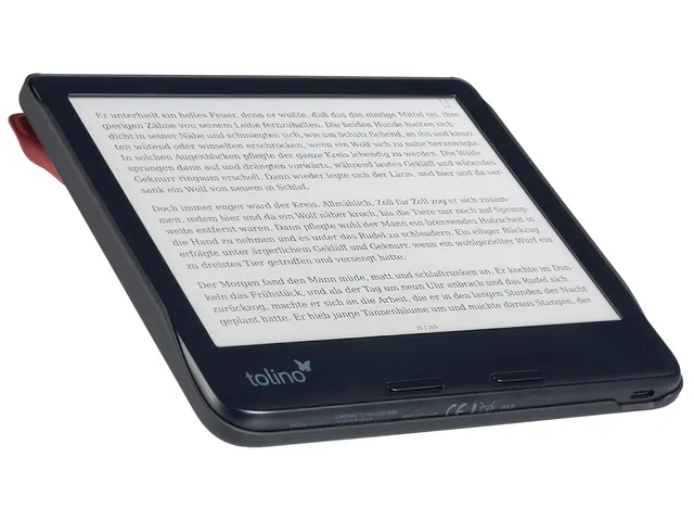 E-reader beschermhoes Tolino Vision 7 Origami rood