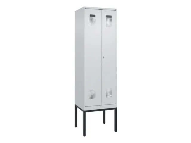 locker voor scheiding van kleding,HxBxD 2120x600x500mm,2vak