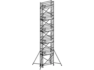 rolsteiger,reik H 12,4m,steiger H 11,64m,5platform(s),m. luik - 1