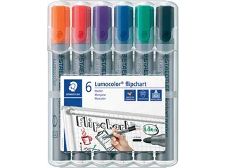 Staedtler Merkstift Lumocolor 6 Stuks - 2
