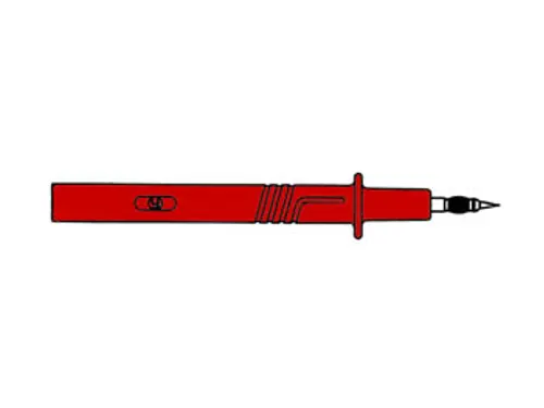 Beveiligde Duale Functie Test Probe 4mm / Rood (PRÜF 2700)