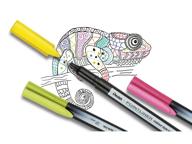 Fineliner Pentel Pointliner S40-B fijn rood