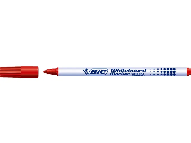 Whiteboardmarker Bic Velleda 1721 rond fijn rood
