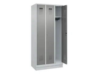 locker,HxBxD 1950x900x500mm,3vak,vak B 300mm,cil.-slot,sokkel - 2