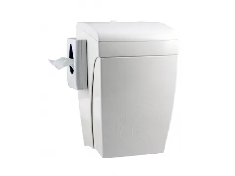 Hygiënebak Wit Kunststof 8 Liter Zakjeshouder Kniebediening